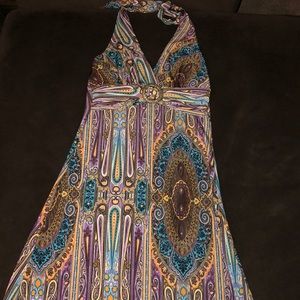Maxi halter top dress